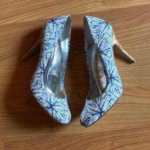 Jessica Simpson blue heels, 5in